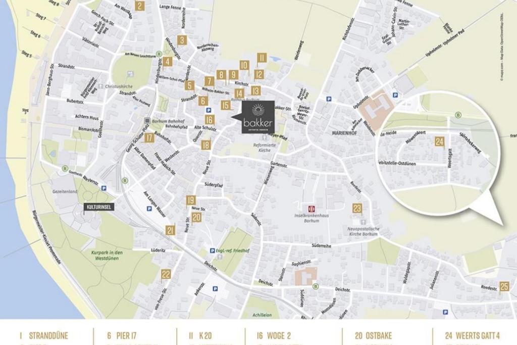 Logierhaus K15 Appartement 8 보르쿰 외부 사진